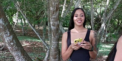 I go for a walk to the park with my girlfriend and we end up fucking in public (preview)