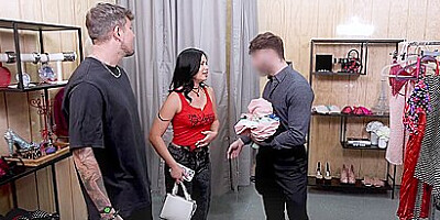 Little Asian Shoplifter Gets The Naughty Treatment - Scarlett Alexis