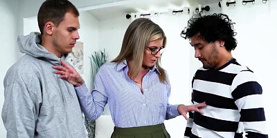 Cory Chase is going to get banged by two dudes in MMF
