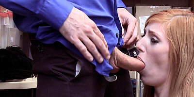 ...Naughty sluts Lauren Phillips and Scarlett Snow shagged by pervy LP officer...