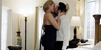 MILFED - Busty Ryan Keely Stares Into Tommy Pistol's Eyes As She Sloppily Gives Him A BJ