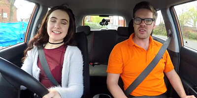 This is why Women are SUCH BAD DRIVERS - All they want to do is FUCK