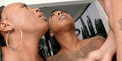 Brazzers Exxtra - Threesome scene amongst bald oil YumTheeBoss