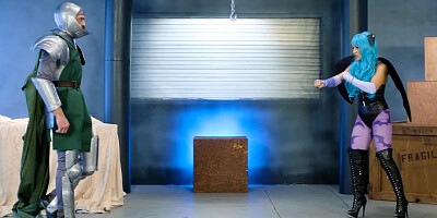 Fantastic porn parody with Morricunt and her opponent Dr. Poon