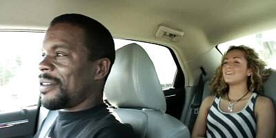 Mystery Richard Mann and Teagan Hart at teen pick up scene