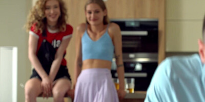 Nata Ocean & Tiffany Tatum Chase Stepbro, ...You Cant Hide Your Dick From Us...