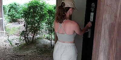 FIRST SCENE 18yo Step Sister Fucks Step Bro Sharing Bed