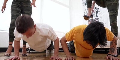 The army instructor MILFs are too horny