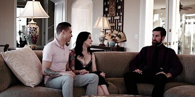 PURE TABOO Gold Digger Anna De Ville Does Everything To Keep Her Boyfriend's Stepfather Quiet