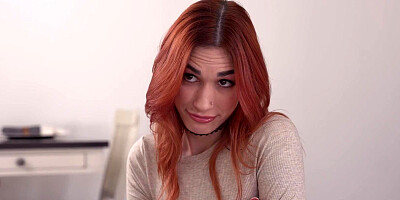 Dick obsessed Stepsis Delilah Day asks, ...How does your dick measure up in my mouth?...