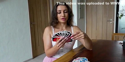 Big T - Our Card Game Bet Ends With Her Pussy Fucked Hard