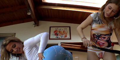 Ladies spanking ladies in a fine compilation scene