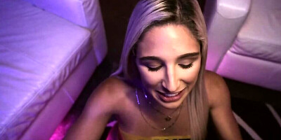 Boyfriend receives blowjob by Abella Danger for Halloween