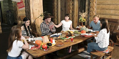 Femme fatale Leo and Andrew's big cock sex