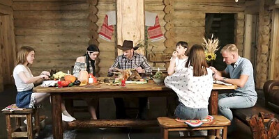 Femme fatale Leo and Andrew's big cock sex