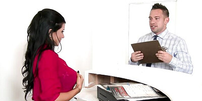 Flexible brunette Romi Rain is enjoying intensive penetration