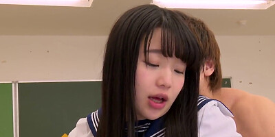 Sensual asian student cunt fucked by teacher fat cock