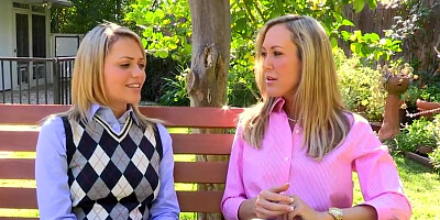 Mia Malkova and Brandi Love orgasm in a threesome
