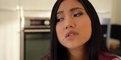 May Thai gets facialized after sex with a girthy BWC