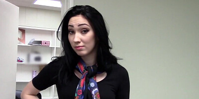 New secretary turns into a naughty whore on a lunch break
