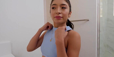 Amber Summer worships dick and gets fucked like a tramp
