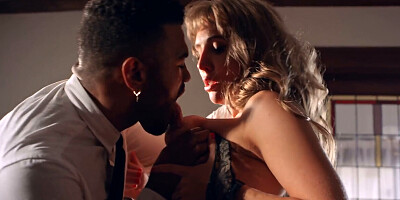The ultimate blonde PAWG is taking on a big black cock
