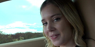 Barely legal blonde wants money and his mature cock