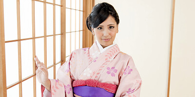 My kimono protects my slutty pussy's dignity