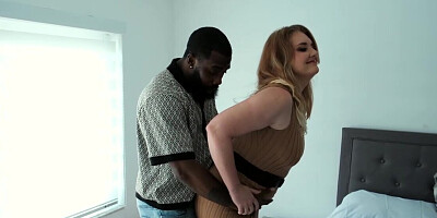 Chubby MILF Tayler Deerden takes fat black cock