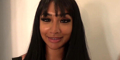 Busty Desi beauty combines top footjob with insane blowjob