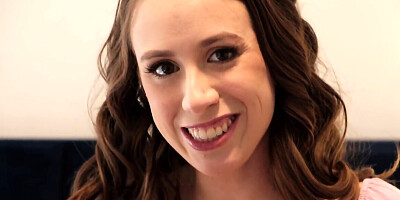 Horny lustful teen orgasms hard on seducing sex toy