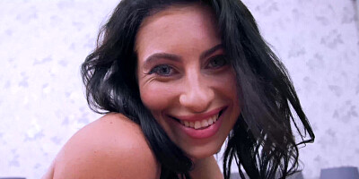 Lilly Bella talking to you before riding and sucking