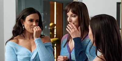 Penny Barber seduces a slutty MILF's stepdaughter