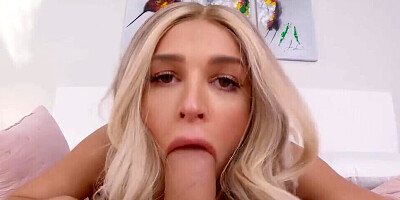 Appealing blonde rides hungry dick with class until the last drops