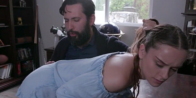 Stepdad corrupting that whorish daughter of his