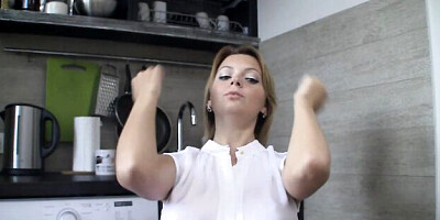 Teen (18+) dirt with explosive gill from Love Home Porn