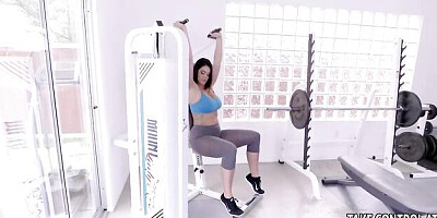 Naughty Alison and Dillion's busty movie