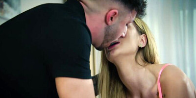 Sweet doggy style fuck with a big-boobed blonde Elena Lux