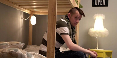 Sexy time with two hostel dudes and one hostel hoe