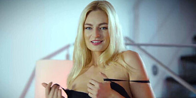 Yummy blonde with a tight hole getting fucked silly
