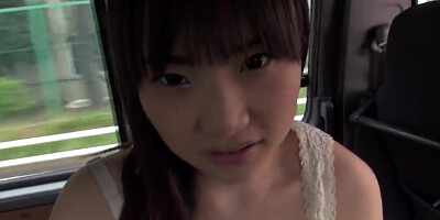 Car-riding Japanese girl is ready to suck dick in public