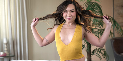 Tight Asian masseuse is going to get fucked so much deeper