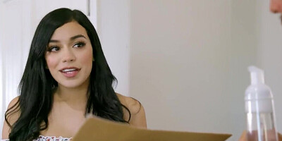 Stepdad is going to enjoy a filthy fucking massage