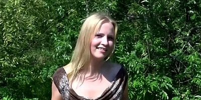 Young European doll showing her sexy body in public
