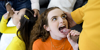 Two tight girls want to please their daddies