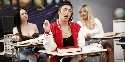 MILF teacher and horny student share premium lesbian kinks