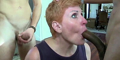 John Long and Jason Pierce are fucking a mature redhead