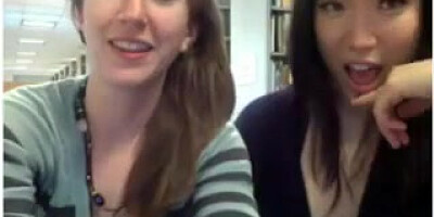 Kinky Teen Lesbians Flashing At The Library