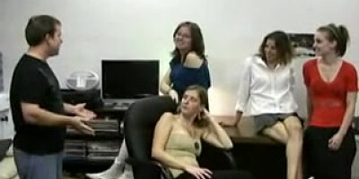 When Office Squealing Onslaught CFNM