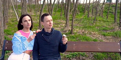 Skinny babe catches her boyfriend fucking the stepmom